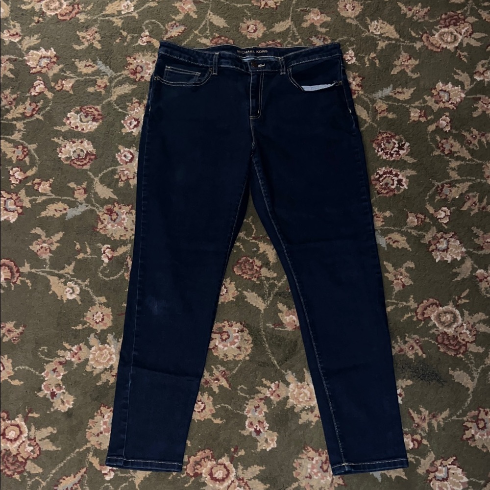 Michael Kors Dark Blue Skinny Jeans - Women's